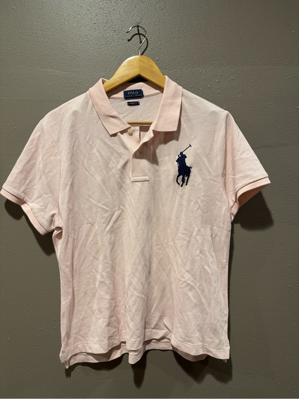 Women’s Big Horse Pink Polo Ralph Lauren Shirt